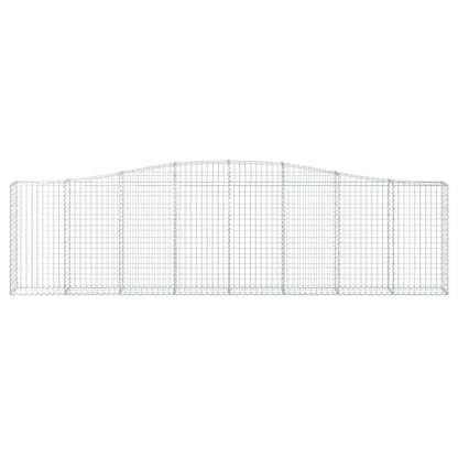 Cestas De Gaviones 10 Uds Forma De Arco Hierro 400x30x100/120cm_3