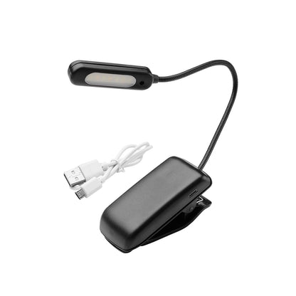 Linterna Led De Mesa / Lectura  Bateria Recargable (1.000 Mah) 30 Lumenes Con Clip, 3 Tonos De Luz Y 3 Niveles De Luminosidad_0