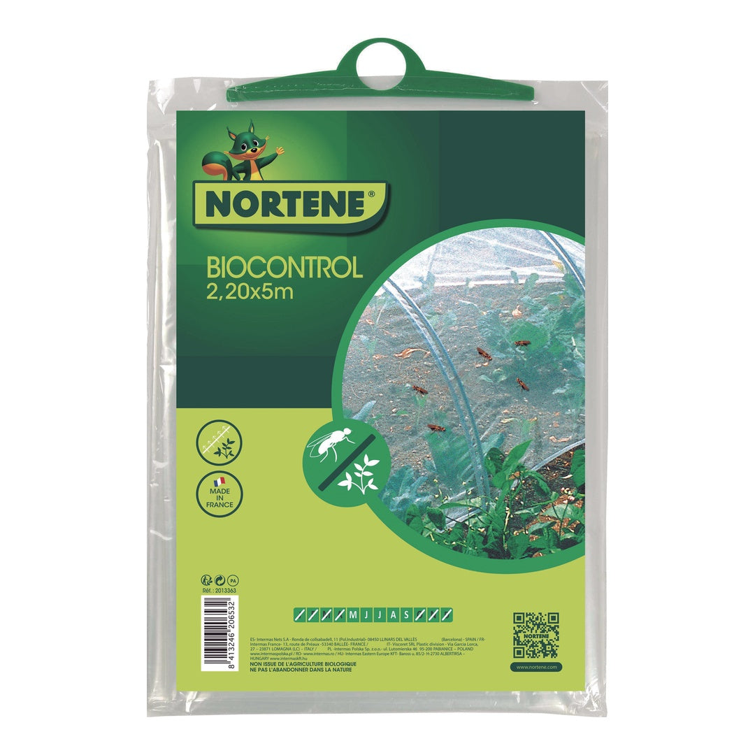 Malla Antiinsectos Biocontrol 2,20x10 M Blanco Nortene_0