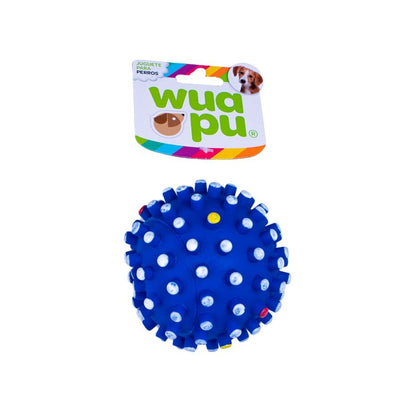 3 Pelotas Para Perro Modelo Sputnik De 6cm En Colores Surtidos. Plástico Vinilo Flexible Con Sonido._2