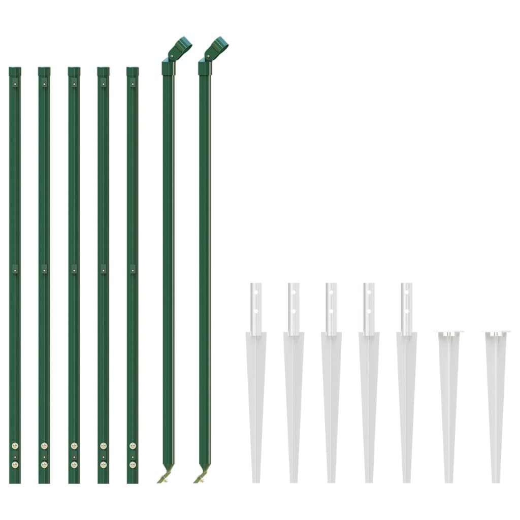 Cerca De Alambre Con Pinchos De Anclaje Verde 0,8x10 M / Vetonek_1