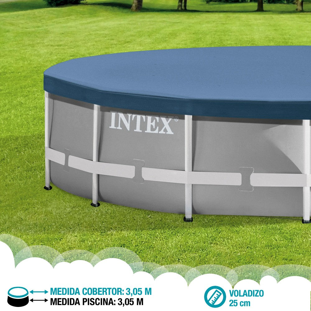 Cobertor Para Piscinas Desmontables Intex Metal Y Prism Frame 305 Cm_3