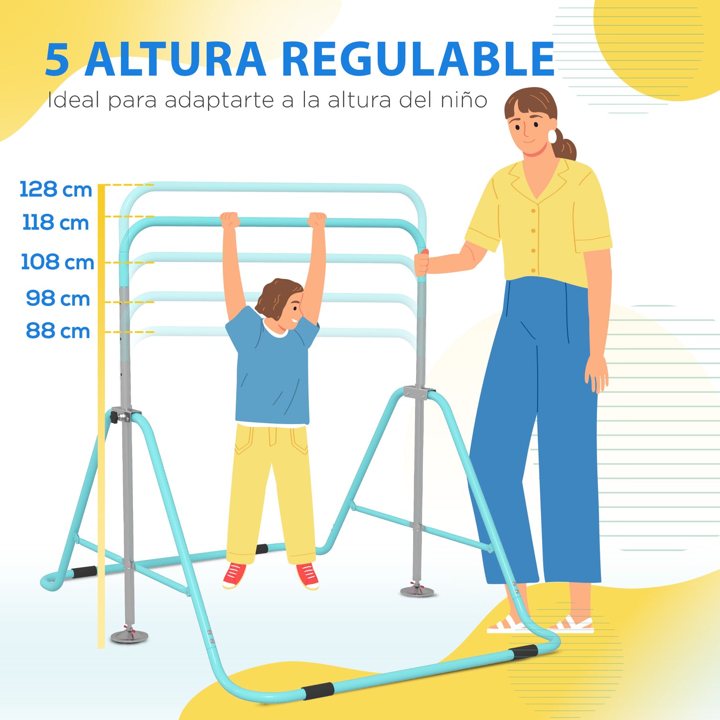 Homcom Barra De Gimnasia Artística_3