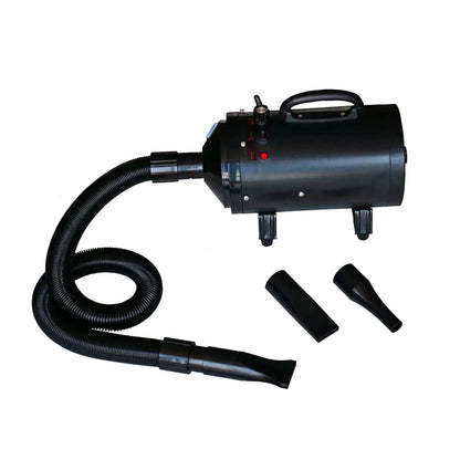 Vidaxl Secador De Pelo De Perro Con 3 Boquillas Negro 2400 W_0