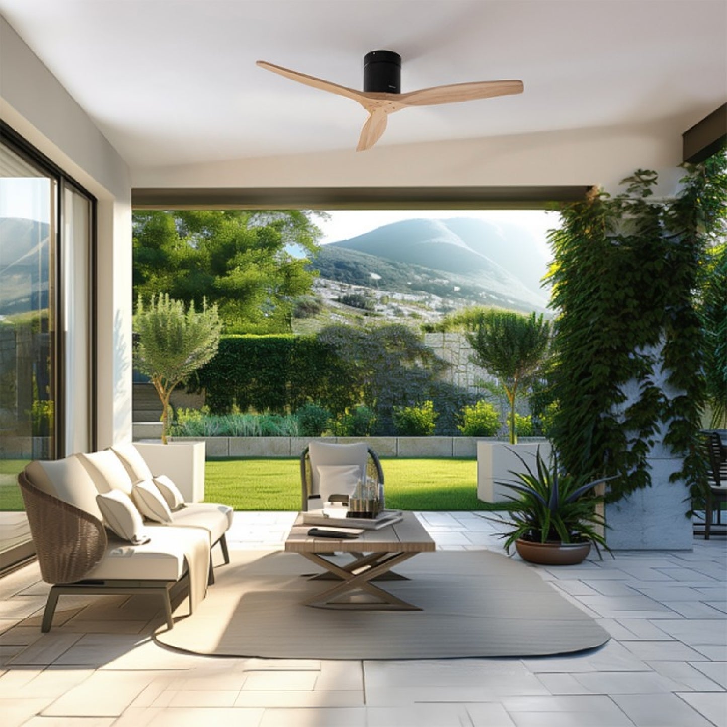 Cecotec Ventilador De Techo Sin Luz Energysilence Aero 5500 Black&whitewood Connected_3