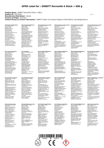 Jabón De Marsella, Pack Jabones, 6 Unidades, 600 G, Jabón Natural