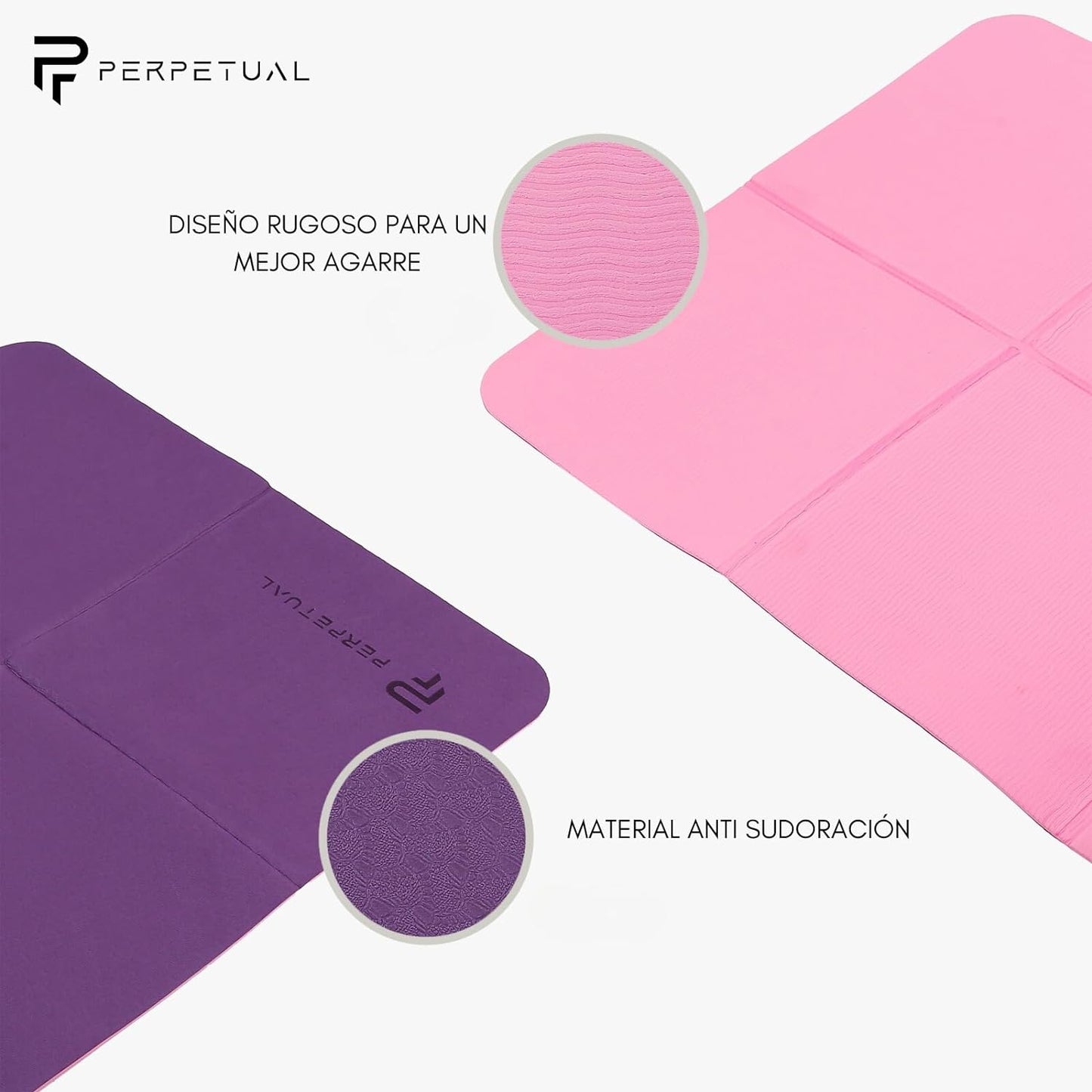 Esterilla De Yoga Perpetual Plegable - Colchoneta Antideslizante 6mm - Incluye Bolsa Transporte - Mat Ideal Viajes_2