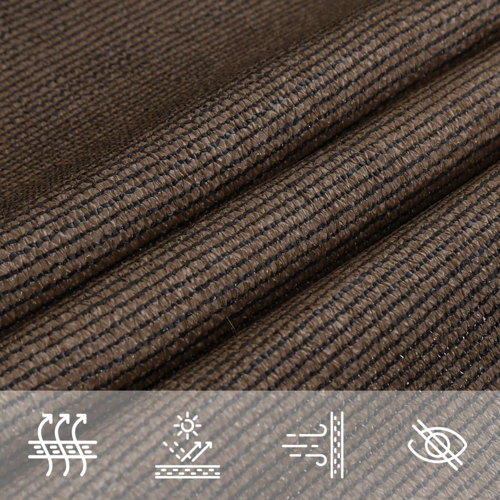 Toldo De Vela Hdpe Marrón 160 G/m² 3/4x3 M_3