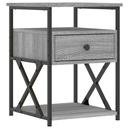 Mesitas Noche 2 Uds Madera Ingeniería Gris Sonoma 40x42x55 Cm_3