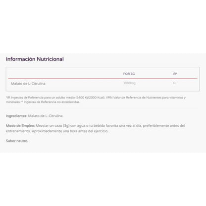 Citrulline Malate 300 Gr