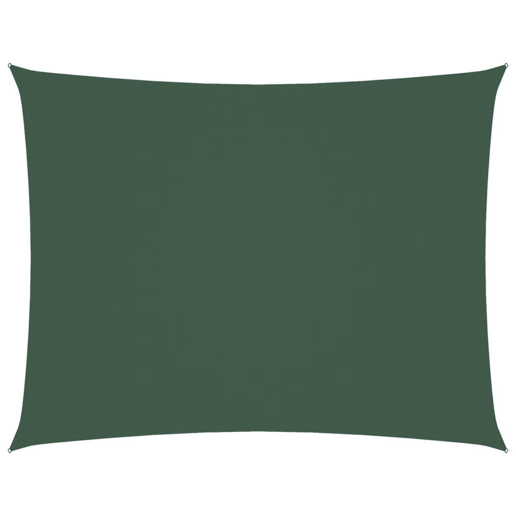 Vidaxl Toldo De Vela Rectangular Tela Oxford Verde Oscuro 2,5x4 M_0