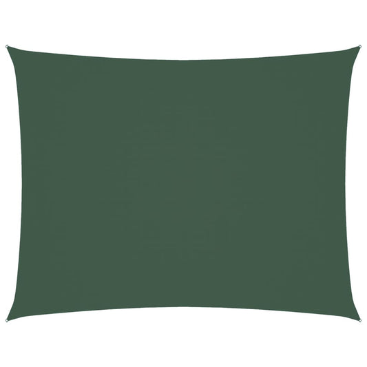 Vidaxl Toldo De Vela Rectangular Tela Oxford Verde Oscuro 2,5x4 M_0