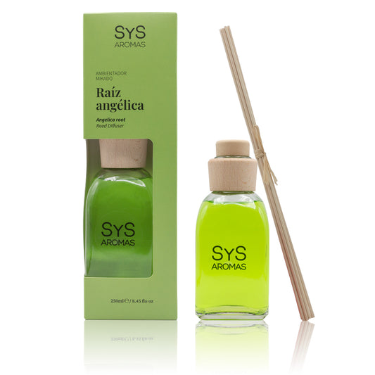 Ambientador Mikado SYS Aromas 250 ml | Raíz Angélica Origins | Aroma Herbal y Balsámico | Refrescante_0