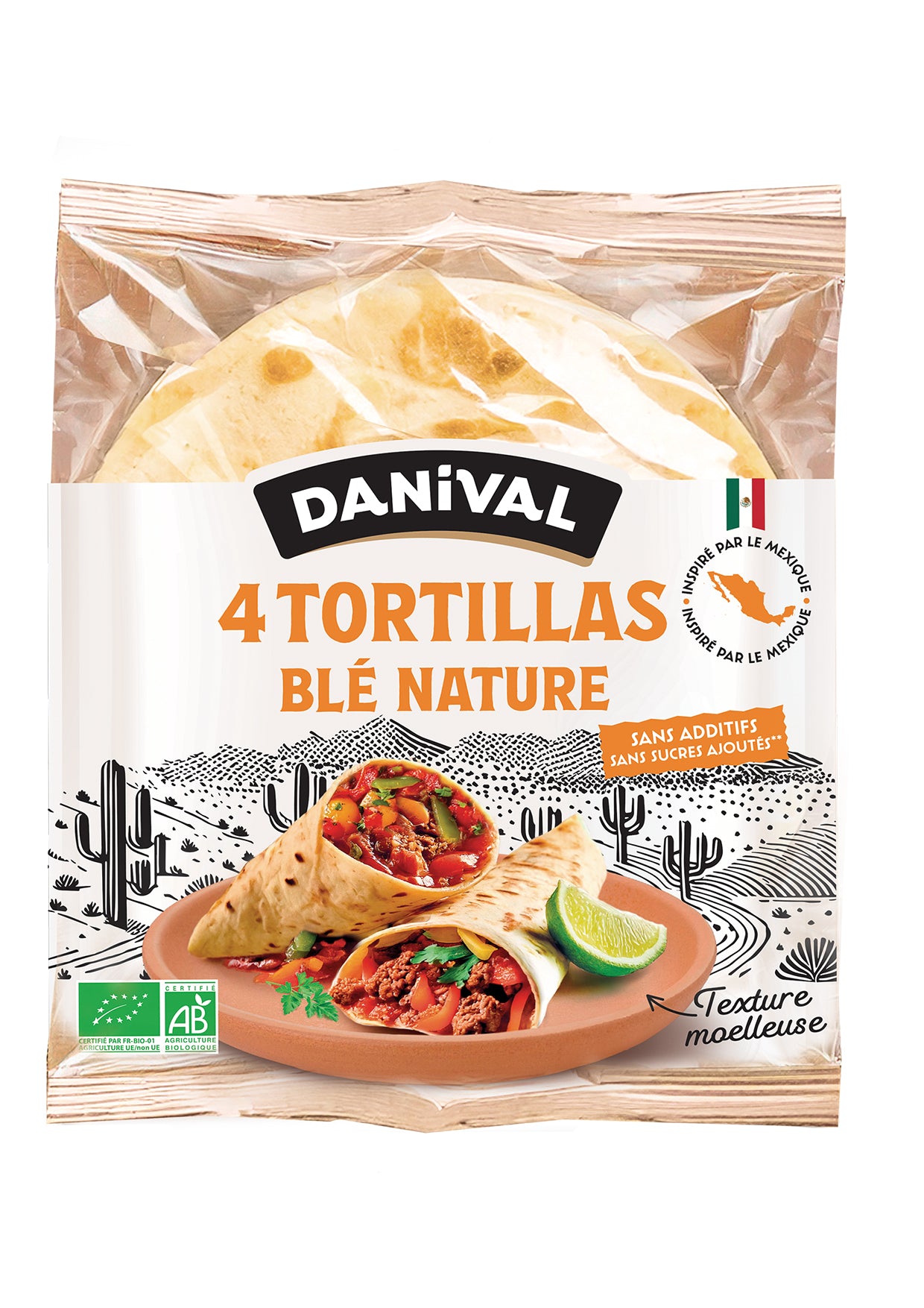 Tortilla De Trigo 4 P Bio 300 g