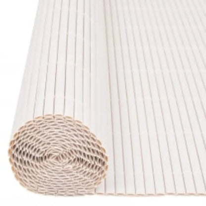 Valla De Jardín De Doble Cara Blanco 110x500 Cm / Vetonek_3