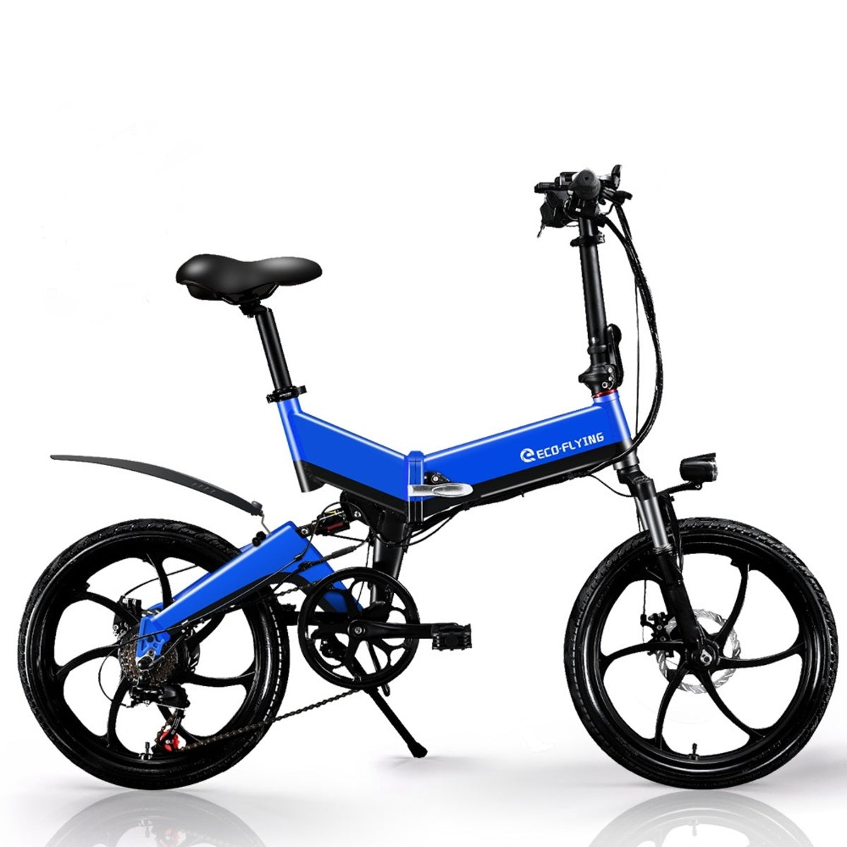 Bicicleta Eléctrica Hi-flying F501 250w-36v-10ah (360wh) - Rueda 20 Color Azul_1
