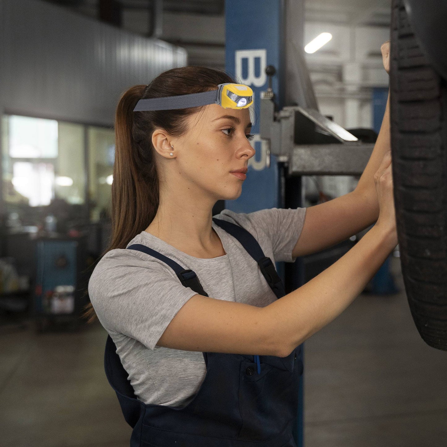 Well Home Linterna De Cabeza En Abs Y Banda De Poliéster