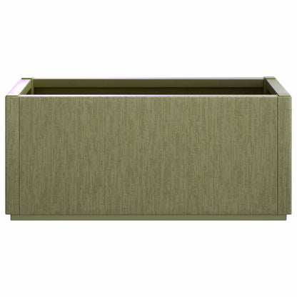 Caja De Flores De Jardín Verde 80 X 36 X 35 Cm Pp_3