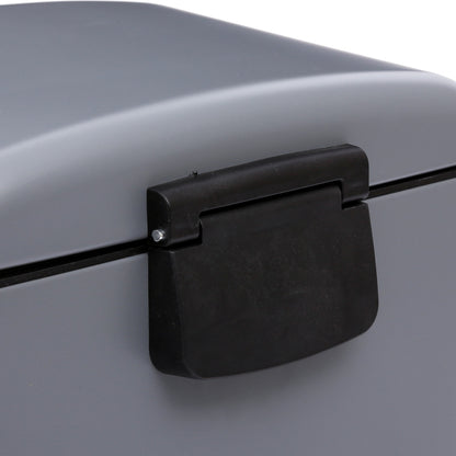 Papelera / Cubo De Basura / Contenedor De Residuos Con Pedal Antracita 30l Ariane_1