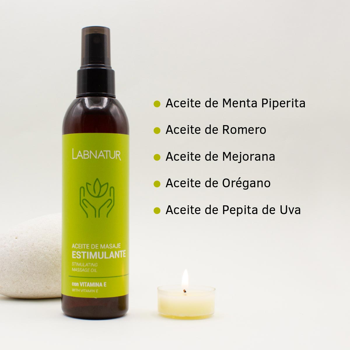 Aceite de Masaje Estimulante 200 ml | Tonificante y Energizante | Hidratante Corporal | Bienestar_2