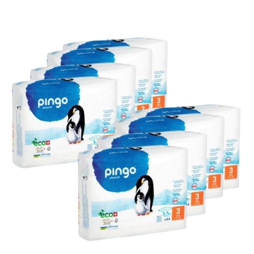 Pack Ahorro Pañales T3 (4-9kg) Pingo 352 Uds