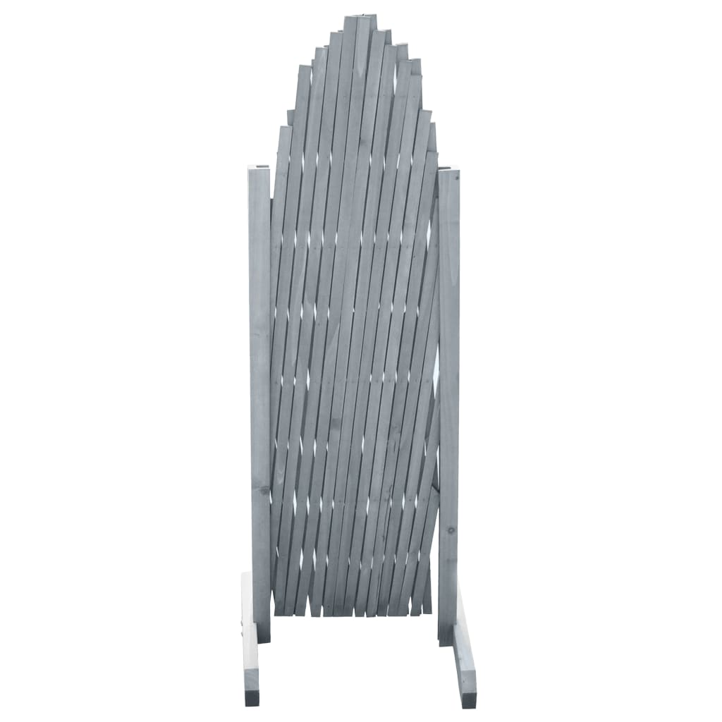Valla De Enrejado De Madera Maciza De Abeto Gris 1,8x1 M / Vetonek_3