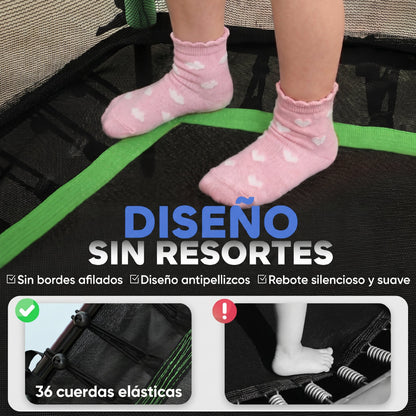 Homcom Cama Elástica Infantil De Jardín Ø163_4