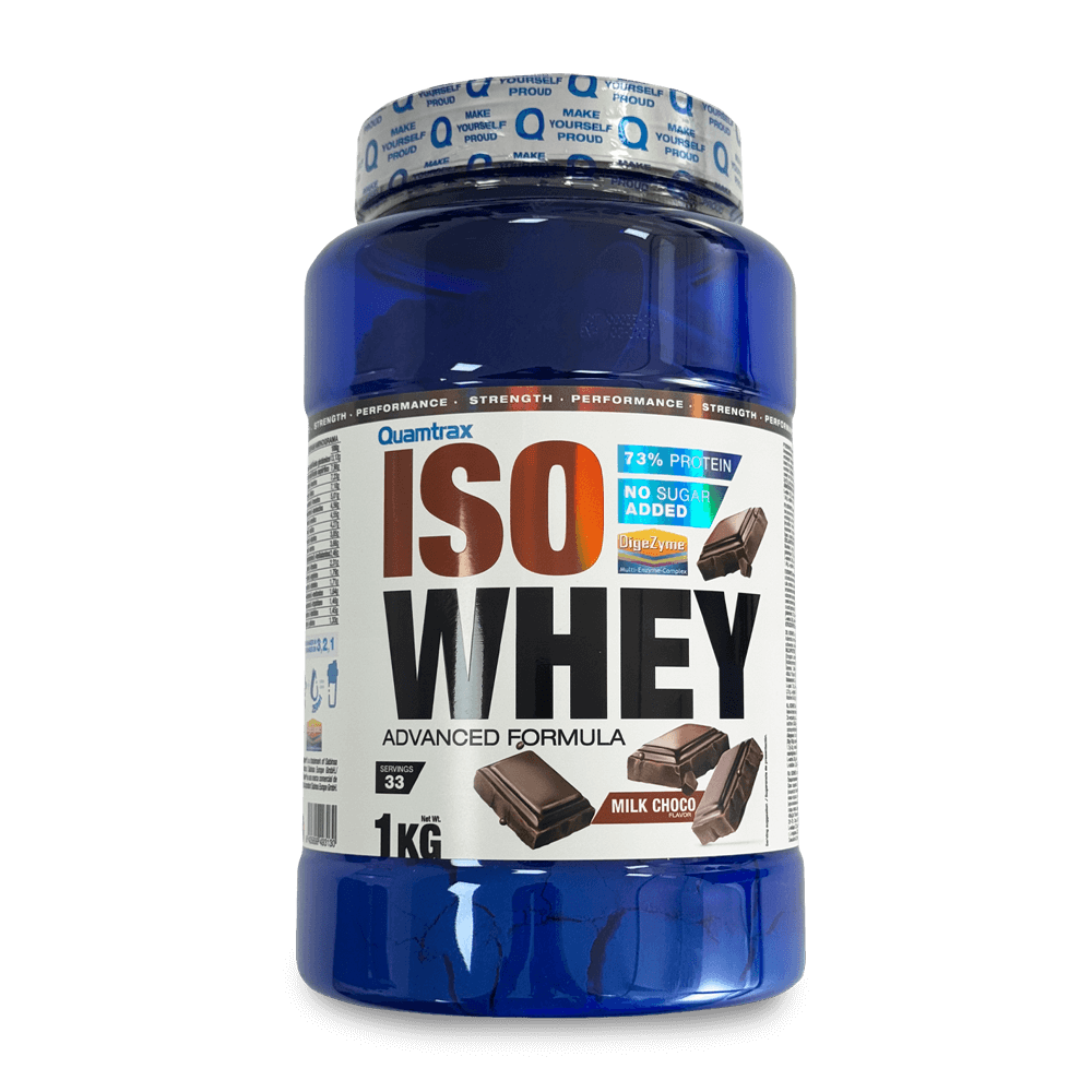 Isowhey - 1kg - Chocolate Blanco - Proteína De Aislado De Suero Isolate - Quamtrax_0