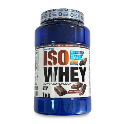 Isowhey - 1kg - Platano - Proteína De Aislado De Suero Isolate - Quamtrax_0
