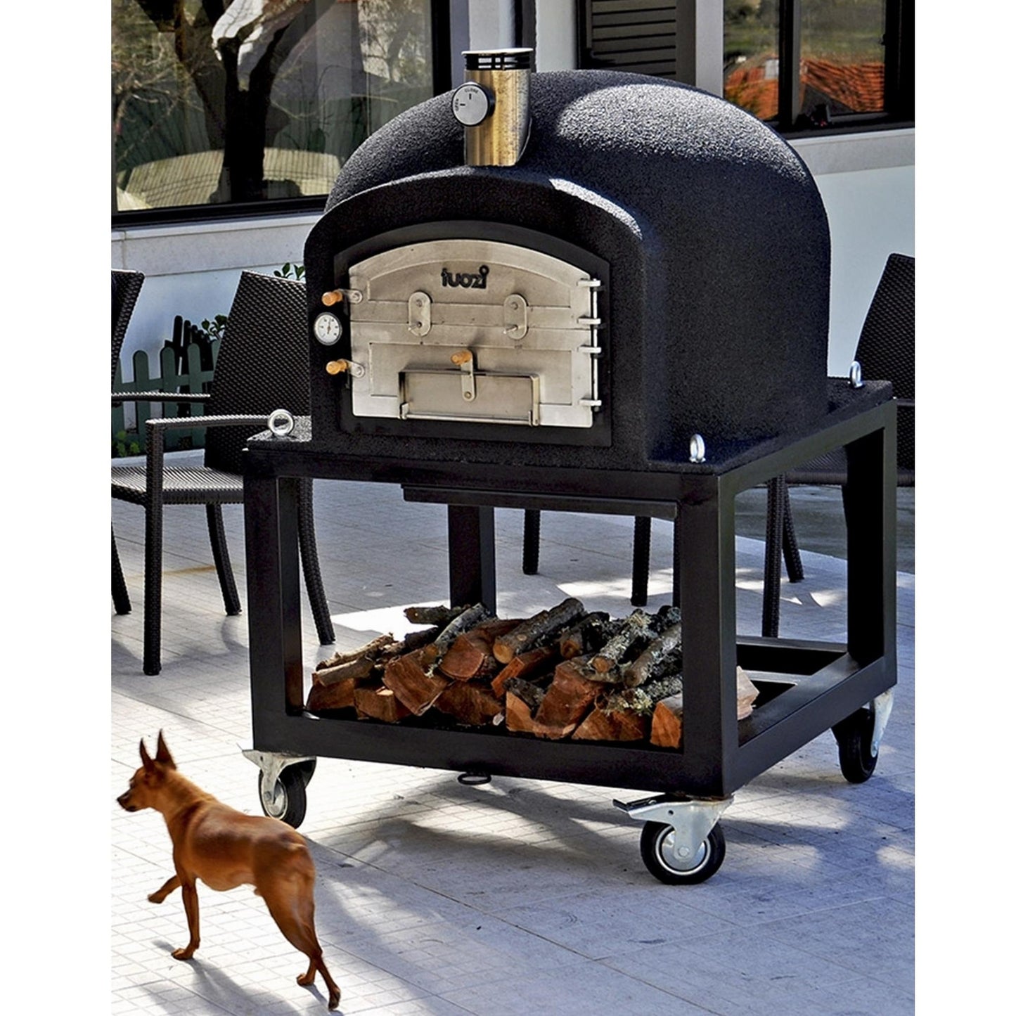 Horno Kitaway con base metálica Tuozi