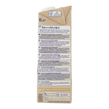 Bebida de Avena Barista BIO Isola Bio, 1L