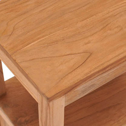 Mesita De Noche De Madera Maciza De Mango 40x30x50 Cm_4