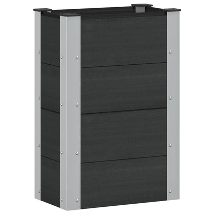 Arriate Elevado Negro 50 X 30 X 72 Cm_0