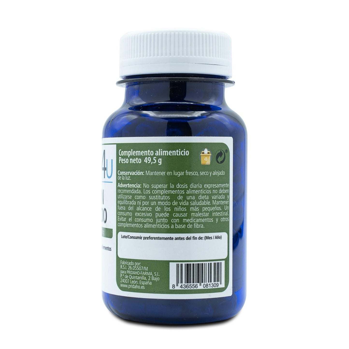 Carbón Activado 550mg H4U 90 cáp