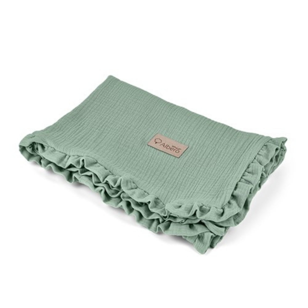 Manta De Bebé Doble Muselina Cotton Color Salvia