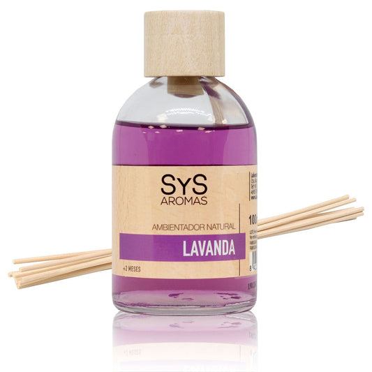 Ambientador Mikado Lavanda SYS Aromas 100 ml | Aroma Floral y Agreste | Relajante_0