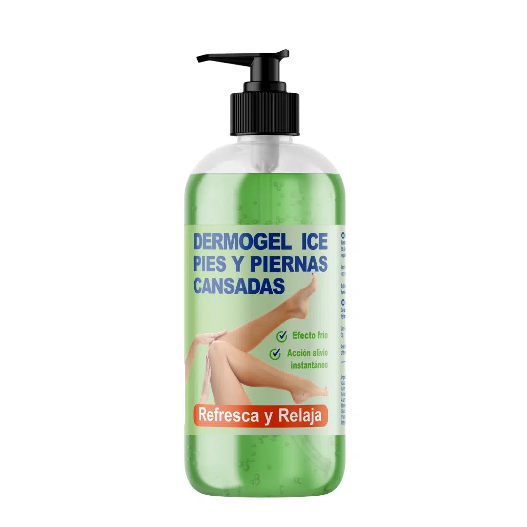 QKnatur - Gel Efecto Frío Para Pies Y Piernas Cansadas - 500 Ml - Refrescante, Antiinflamatorio. Estimula La Circulación_0