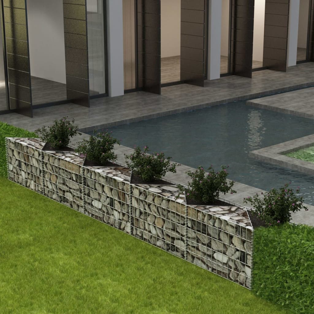 Cesta De Muro De Gaviones Acero Galvanizado 300x30x50 Cm / Vetonek_3