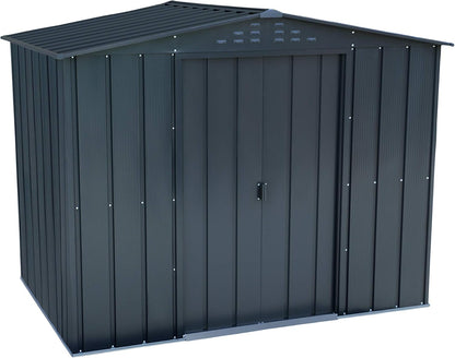 Duramax - Caseta Jardín - Top Titan 8x6 - Metal - Color Gris Antracita_3