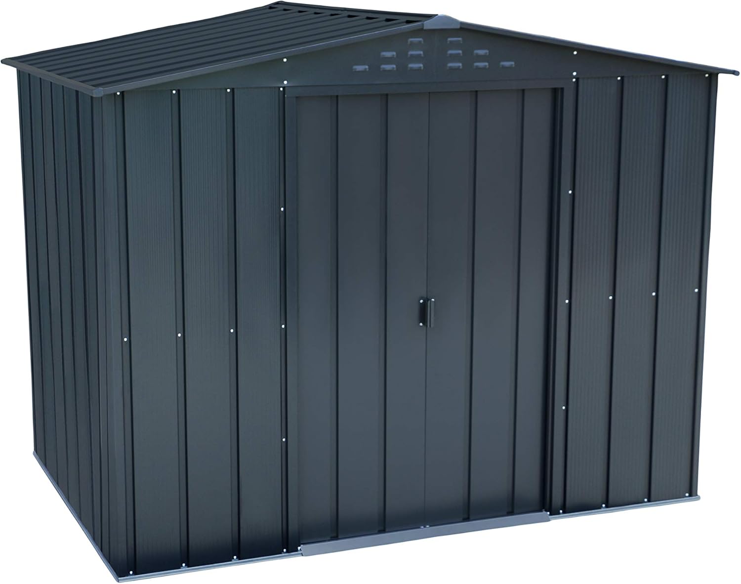 Duramax - Caseta Jardín - Top Titan 8x6 - Metal - Color Gris Antracita_3