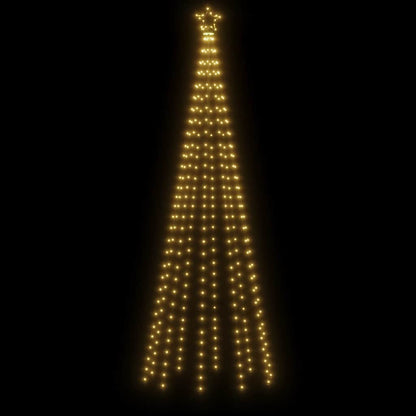 Vidaxl Árbol De Navidad Cónico 310 Led Blanco Cálido 100x300 Cm_3