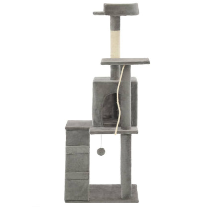 Vidaxl Rascador Para Gatos Con Poste De Sisal 120 Cm Gris_3