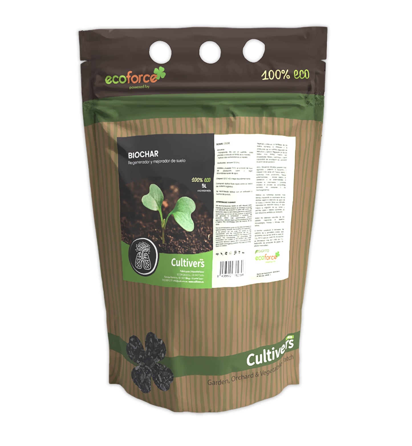 Biochar Carbón Cultivers 40 L_0
