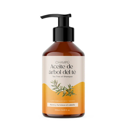 QKnatur - Champú Aceite Del Árbol Del Té 250 Ml. Elimina Caspa. Para El Picor Y La Irritación. Cuero Cabelludo Sensible_0