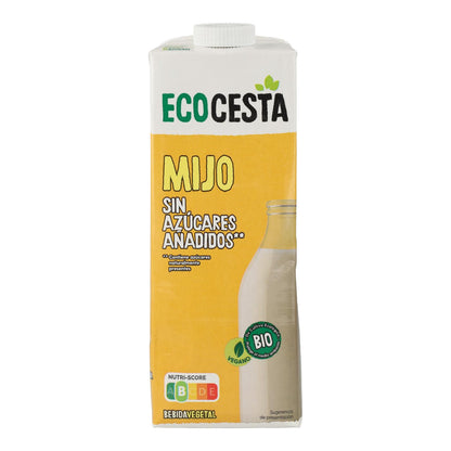 Bebida Vegetal de Mijo sin azúcar añadido, 1L Ecocesta