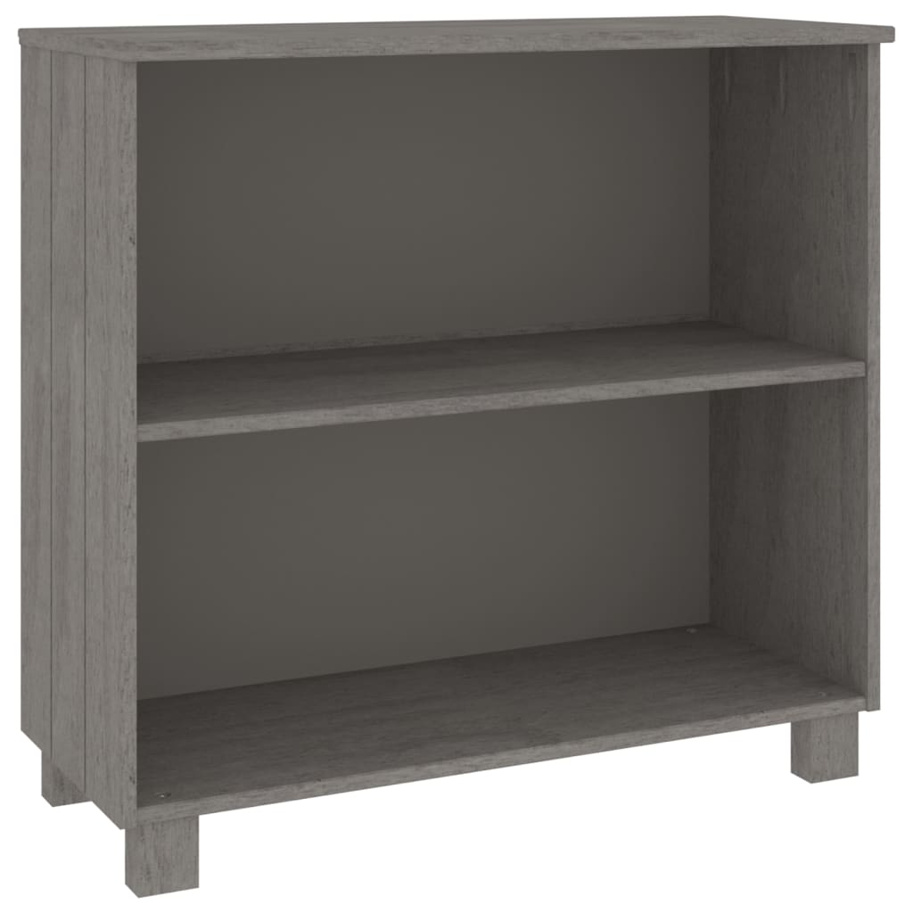Aparador Hamar Madera Maciza De Pino Gris Claro 85x35x80 Cm / Vetonek_5