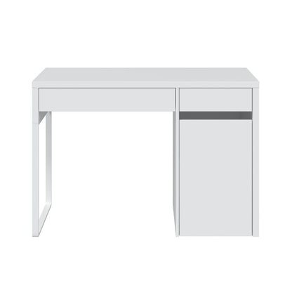 Mesa De Escritorio Eda Melamina, Blanco Artik, 108 X 75 X 50_4