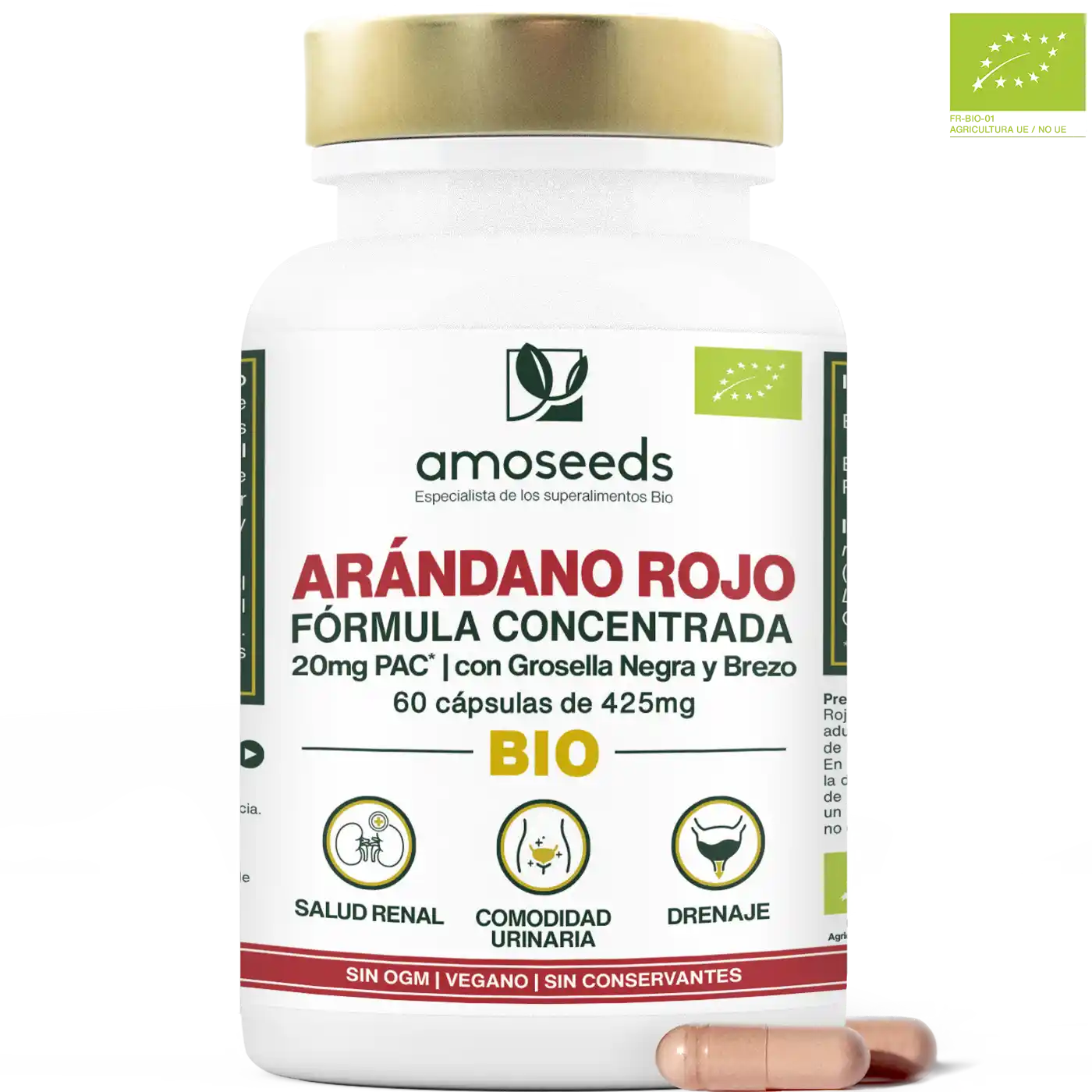 Arándano Rojo Bio, Fórmula Con Grosella Negra Y Brezo | 60 Cápsulas_0