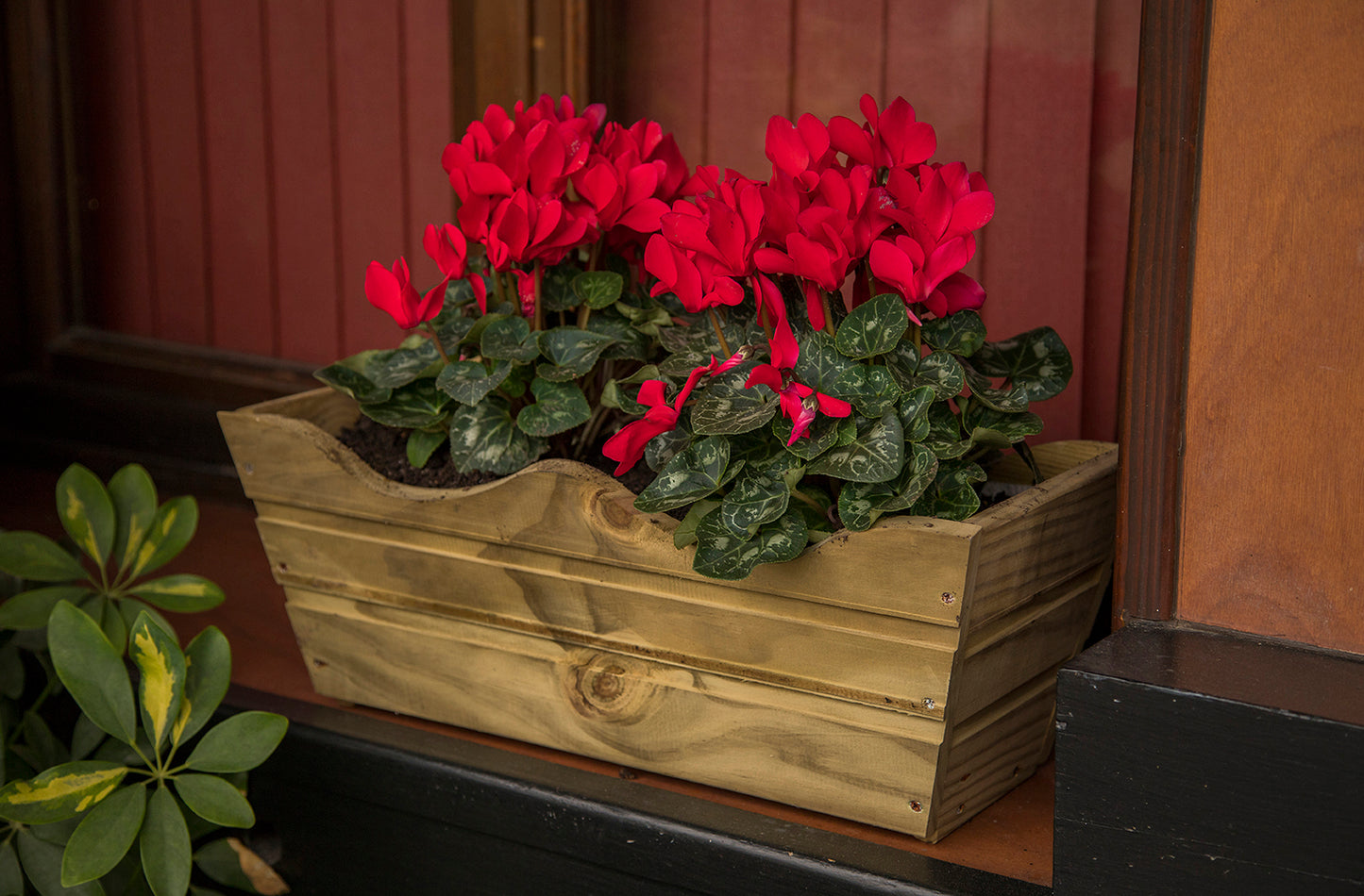 Jardinera De Balcon Ondulada De Madera Autoclave De 50 X 20 X 19,50 Cm 10l + Bolsa Geotextil_3