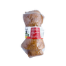 Lifebound - Hueso Masticable Natural para Perros de Cuero de Ternera con Sabor a Tocino - 10 Piezas - M